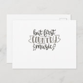 しかし、ファーストカントリーミュージック ポストカード (正面/裏面)