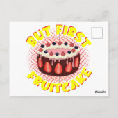 しかし、フルーツケーキ、フルーツケーキの日 ポストカード (裏面)