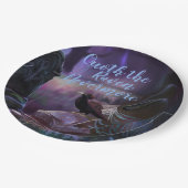 しかし、レイヴン墓地の不気味なハロウィーン ペーパープレート (アングル)