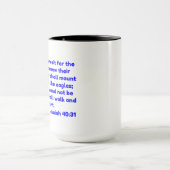 しかし、主を待つ者は主を待つであろう。 マグカップ (中央)