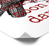 しかし、具体化された精神は死を見る – 死の引用文 ポスター (角)