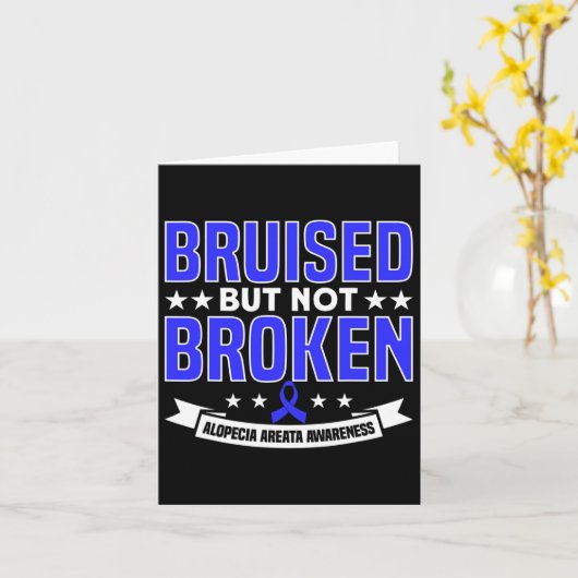 しかし、壊れていないサポート脱毛症認識度リボン1 カード (黄色い花)