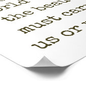 しかし、我々は世界を旅行 – 美しい引用文 ポスター (角)