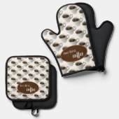 しかし、最初に、コーヒーパターン 鍋つかみ&鍋敷きセット (正面/裏面)