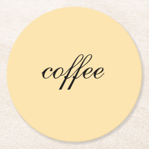 しかし、最初に、コーヒー – クリームコースター ラウンドペーパーコースター