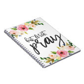 しかし、最初に、祈フローラ祈りの言葉の説教 ノートブック (右側)