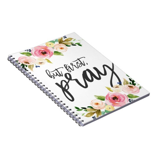 しかし、最初に、祈フローラ祈りの言葉の説教 ノートブック (右側)