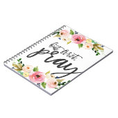 しかし、最初に、祈フローラ祈りの言葉の説教 ノートブック (左側)