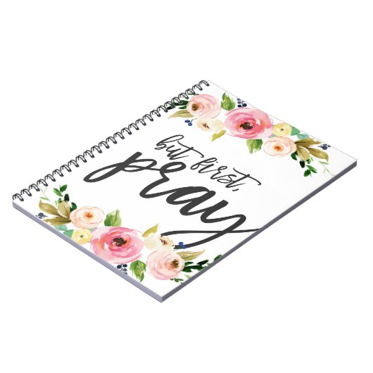 しかし、最初に、祈フローラ祈りの言葉の説教 ノートブック (左側)