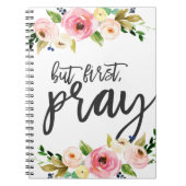 しかし、最初に、祈フローラ祈りの言葉の説教 ノートブック (正面)