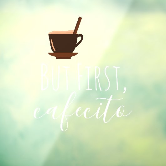 しかし、最初のカフェシトーコーヒーマグキューバのエスプレッソ ウィンドウサイン (シート3)