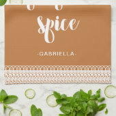 しかし、最初のカボチャのスパイスは名前キッチンタオルを追加 キッチンタオル (折り畳み)