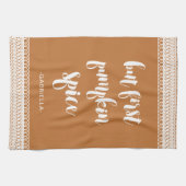 しかし、最初のカボチャのスパイスは名前キッチンタオルを追加 キッチンタオル (横)