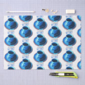 しかし、最初のコーヒーブルーカップソーサーの写真 薄葉紙 (クラフト)