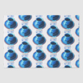 しかし、最初のコーヒーブルーカップソーサーの写真 薄葉紙 (正面)