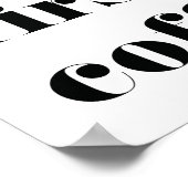 しかし、最初のコーヒープリントのポスター ポスター (角)