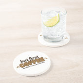 しかし、最初のコーヒー砂岩コースター コースター (側面)