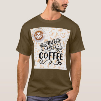しかし、最初のコーヒー16 Tシャツ