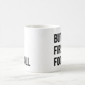 しかし、最初のサッカー コーヒーマグカップ (中央)