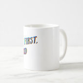 しかし、最初の食べ物レインボーグローマグ コーヒーマグカップ (正面右)