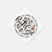 しかし、神のフローラクリスチャン スタンダードカクテルナプキン (角)