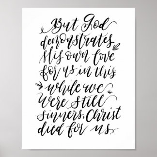 しかし、神は自分の愛のポスターを示す ポスター