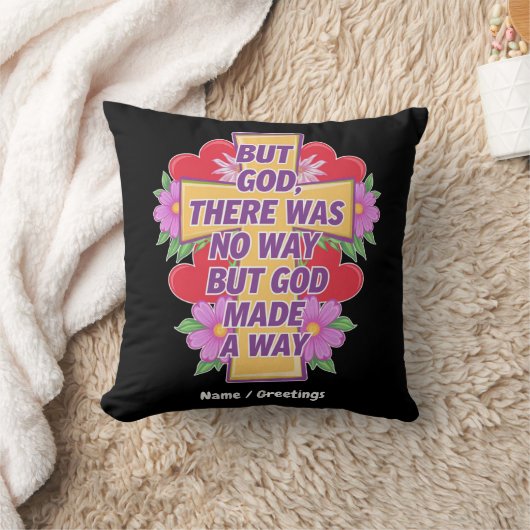 しかし、神は道を譲らなかったが、神は道を譲った クッション (ブランケット)