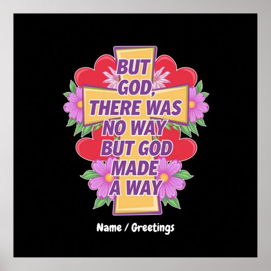 しかし、神は道を譲らなかったが、神は道を譲った ポスター (正面)