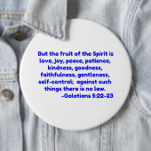 しかし、精霊の実は愛、喜び、平和である。 缶バッジ (インサイチュ)