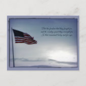 しかし、自由のために戦った…退役軍人日はがき ポストカード (正面)