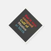 しかし、誕生でメキシコ湾に指定された スタンダードカクテルナプキン (角)