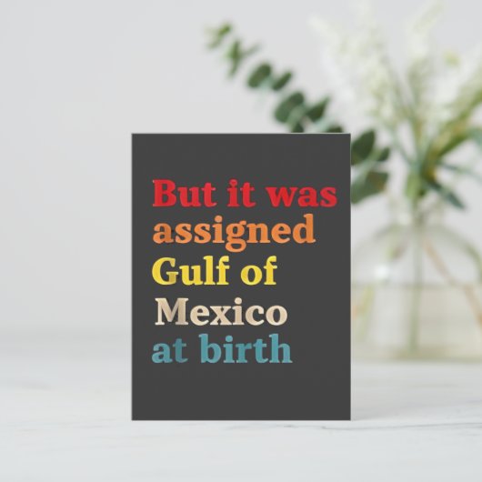 しかし、誕生でメキシコ湾に指定された ポストカード (スタンド正面)