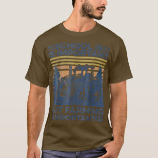 しかし、農業は重要な農家トラクターおもしろいファ Tシャツ