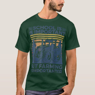 しかし、農業は重要な農家トラクター Tシャツ