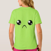 しかめっ面顔 Tシャツ (裏面)