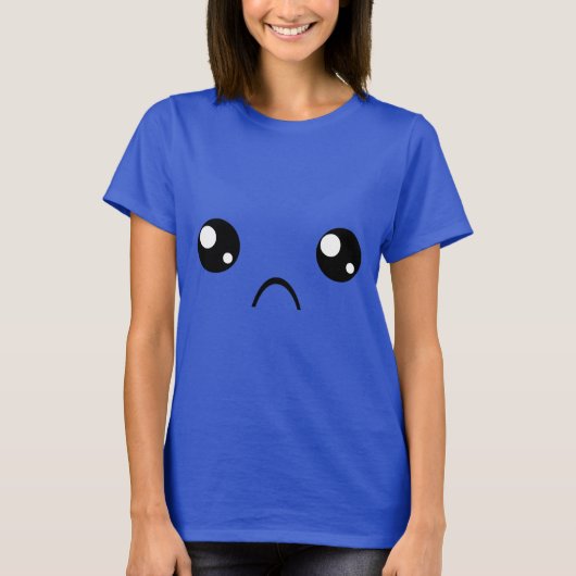 しかめっ面顔 Tシャツ (正面)