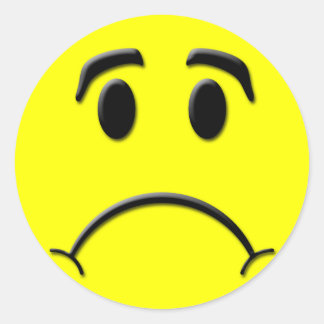 しかめ面 ラウンドシール