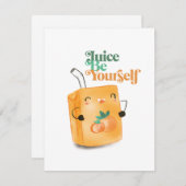 しかやる気を起こさせるしてシンプル可愛いおもしろい ノートカード (正面/裏面)