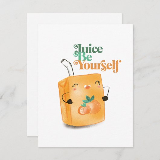 しかやる気を起こさせるしてシンプル可愛いおもしろい ノートカード (正面/裏面)