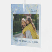 しかモダンしエレガントも青い金ゴールド旋回ドラゴンフライ ガラスオーナメント (正面左)