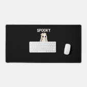 しか不気味し気にてTシャツは デスクマット (キーボード&マウス)