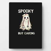 しか不気味し気にてTシャツは フォトプラーク (正面)