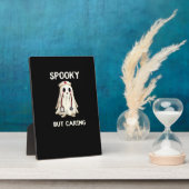 しか不気味し気にてTシャツは フォトプラーク (側面)