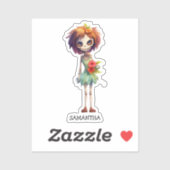 しか不気味し、可愛いゾンビキッド – 愛らしいマカブル シール (シート)