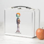 しか不気味し、可愛いゾンビキッド – 愛らしいマカブル(2) メタルランチボックス (インサイチュ)