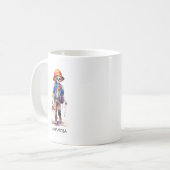 しか不気味し、可愛いゾンビキッド – 愛らしいマカブル(3) コーヒーマグカップ (正面左)