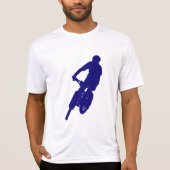 しか感謝していし、私の名前はライダーMTBシャツではない Tシャツ (正面)