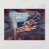 しか落ちたし忘れて煙や引き裂かれた旗， ZSSG ポストカード (正面)