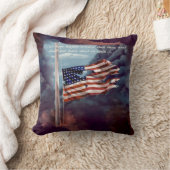 しか落ちたし煙忘れと引き裂かれた旗ではない クッション (ブランケット)