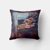 しか落ちたし煙忘れと引き裂かれた旗ではない クッション (裏面)